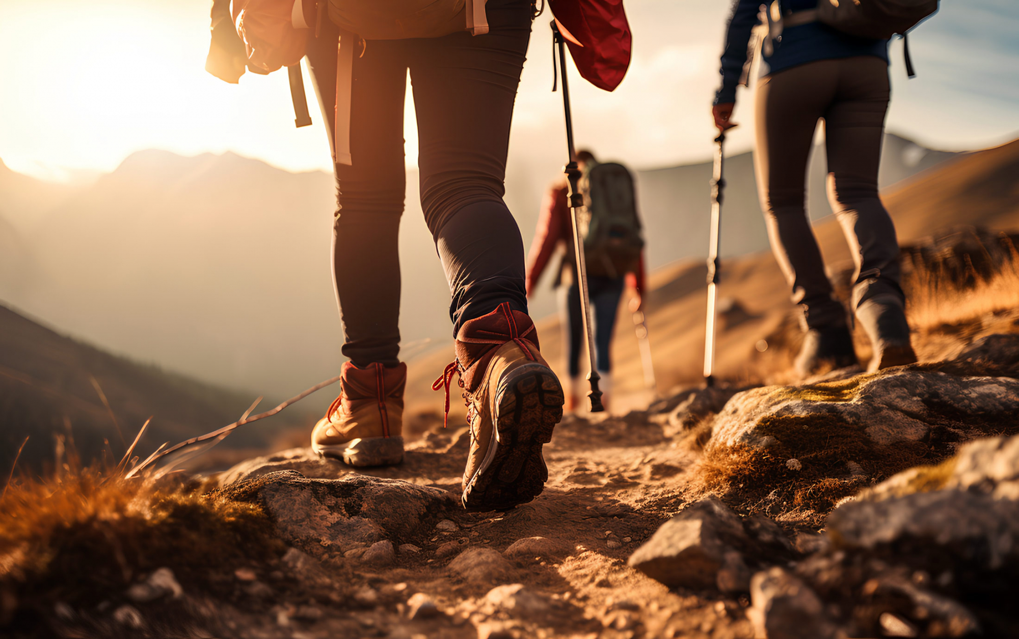 Gruppe Wanderer Bild