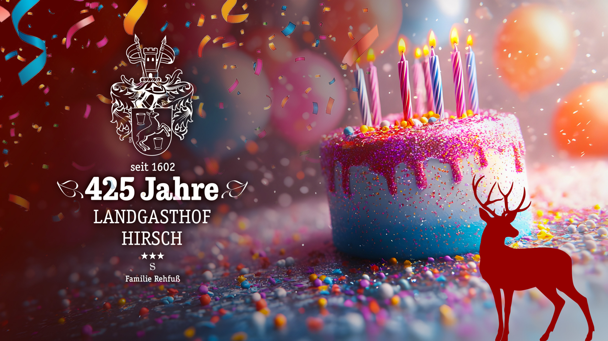 Hirsch Jubiläum 425 Jahre